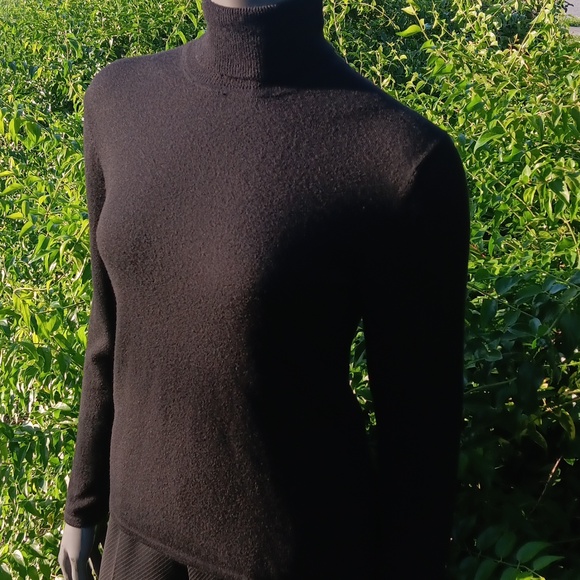 PURSUITS, LTD LADIES FINE ITALIAN PURE MERINO WOOLMARK WOOL TURTLENECK SWEATER - Picture 14 of 17